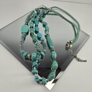Turquoise Beaded Necklace